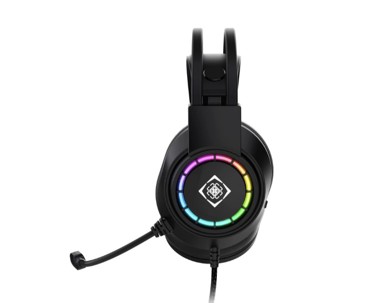 DELTACO Gaming slušalice DH220, USB Stereo, RGB, crne