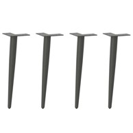 Noge za blagovaonski stol t-oblika, 2 kom, 50 x (72-73) cm, prirodna