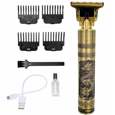 APTEL Retro brijaći aparat i trimer, USB, zmaj motiv