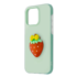 ONASI Tutti Frutti 2u1 silikonska maskica, za iPhone 15, zelena