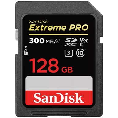 SANDISK Memorijska kartica Extreme Pro SDXC, 128GB, 300MB/s