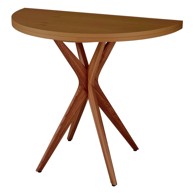 RAGABA Okrugli proširiv blagovaonski stol s pločom stola u dekoru jasena 45x90 cm Jubi 