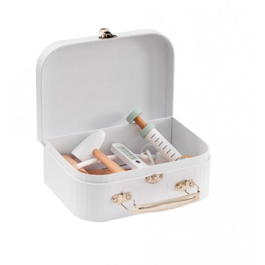 KIDS CONCEPT Drveni dječji medicinski set, bijela