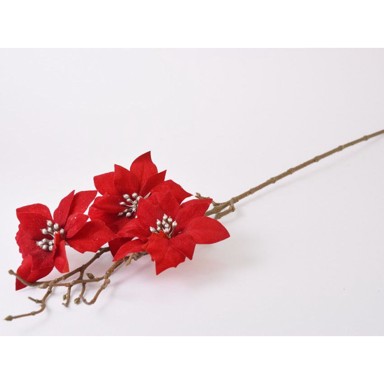 Rezano cvijeće, grana božićne zvijezde, 64 cm