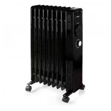 DOMO Radijator DO7327R, 2000 W, 9 članaka, do 45 m3, crni