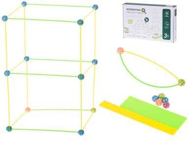 Set za izradu šatora i kućica, 240 elemenata