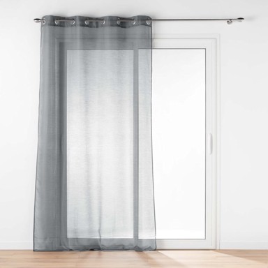DOUCEUR D'INTÉRIEUR Siva prozirna zavjesa 140x240 cm Lissea