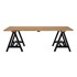 PREMIER HOUSEWARES Stolić za kavu Hampstead 80x140 cm s pločom stola od borovine u prirodnoj boji