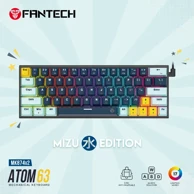 FANTECH Žična gaming mehanička tipkovnica Atom 63, crveni switch, navy