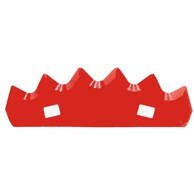 KUHN Nož za dovodnu prikolicu za rezanje silaže 6 x 240 mm A5310402