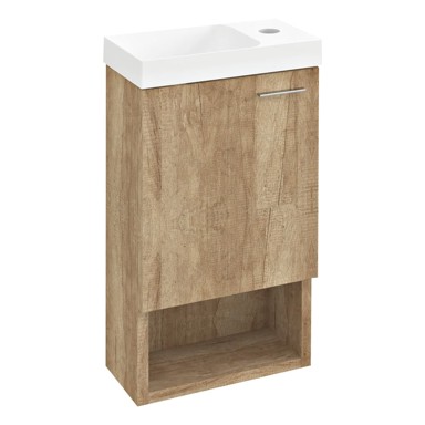 Zidni ormarić bez umivaonika Sapho, 30x53 cm, hrast