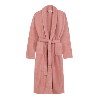 HIP Ružičasti pamučan kućni ogrtač XL/XXL Terry