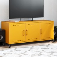 TV ormarić boja senfa 100,5x39x43,5 cm čelični