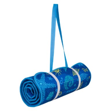 Ležaljka za plažu ROLANA, PVC, kompaktna, sklopiva