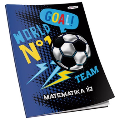 CONNECT Pisanka matematika za 1 i 2 razred Premium Boy, B5, kvadratići, 24 lista, meki uvez