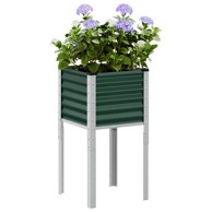 Vrtna sadilica zelena 45x45x88 cm čelična