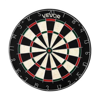 VEVOR Set za pikado, čelični vrhovi, 6 strelica, komplet za bodovanje, 451 x 40 mm