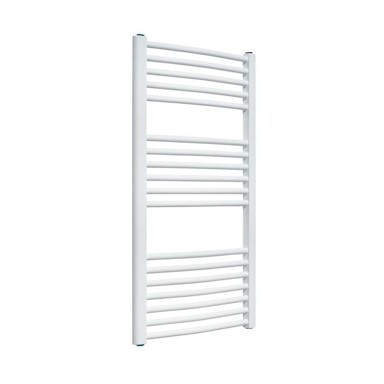 Kupaonski radijator Basic G 922 x 500 mm, 424 W, sa središnjim donjim priključkom, bijeli