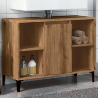 Ormarić za sudoper Artisan hrast 80x33x60 cm izrađeno drvo