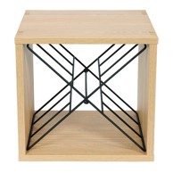 COMPACTOR Držač za boce vina u dekoru jasena, Macon, 12 boca, 36,5x36x29 cm, prirodna boja