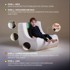 PLUSH NEST Ergonomska dječja ležaljka Mooni, Puffy Lamell, bež