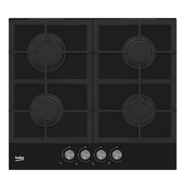 BEKO Plinska ploča HILG 642C5 SB, crna, 4 plamenika