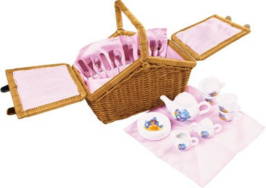 Set piknik košare s posuđem