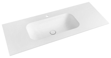 SAPHO TREOS Umivaonik, 111,6x51,3 cm, Rockstone, bijela mat