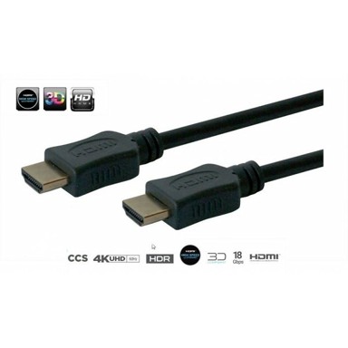GBC HDMI Kabel, s Ethernetom, 2.2 Standard, AWG30, 1.0m