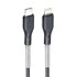 FORCELL Karbonski kabel tip C na Lightning, 8-pin, 27 W, crni, 1 m