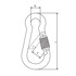 DQ-PP karabiner sa sigurnosnom maticom, 7 mm, pocinčan, 10 kom.