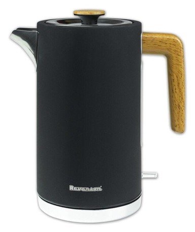 RAVANSON Električno kuhalo za vodu CB-1701B 1,7 l 2200 W, crno