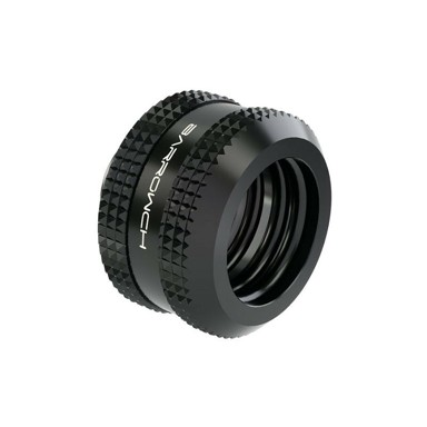 BARROW Spojnica Hardtube 16mm, G1/4 inča, crna