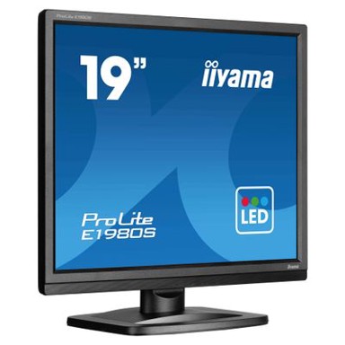 IIYAMA Monitor ProLite E1980S-B1, crna