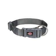 TRIXIE Ogrlica za pse Premium L-XL 40-65 cm/25 mm siva