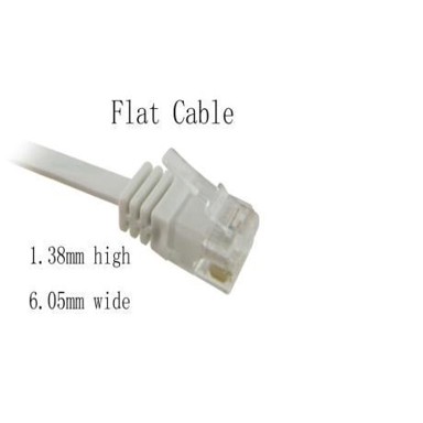 NAVIATEC Patch kabel Cat6, flat, bakar, 15m