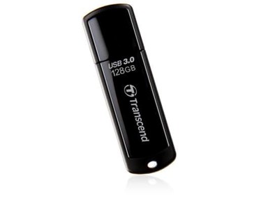 TRANSCEND USB stick JetFlash 700 3.0, 128GB, crnI