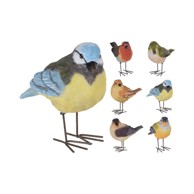 Dekorativna figura ptica, 10 cm, sort