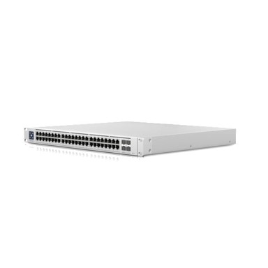 UBIQUITI NETWORKS Switch UniFi USW-ENTERPRISE-48-POE, upravljivi L3, 2.5G Ethernet (100/1000/2500), bijeli