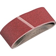 LUX TOOLS Set brusnih traka za tračnu brusilicu 75x457 mm 9kom