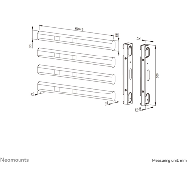 NEOMOUNTS Pribor za nosače televizora AFL55-975BL