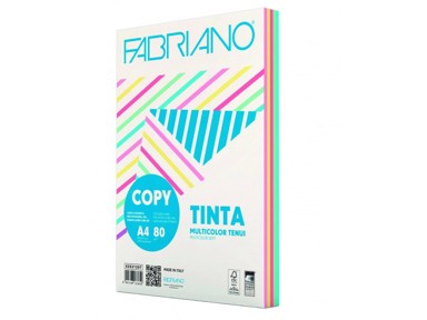 FABRIANO Papir A4 80 g pastel mix 250 listova