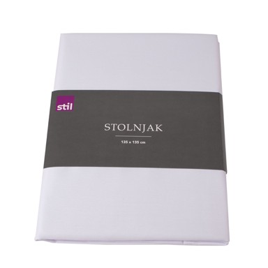 STIL Stolnjak KELY bijeli 135x135 cm