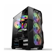 NAVIATEC Kućište Raptor, Gaming, 4x RGB ventilatora, kaljeno staklo, mesh prednja maska, NVT-RAPTOR