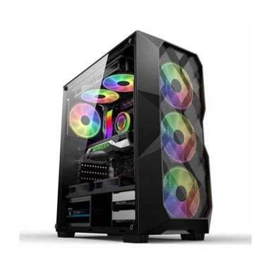 NAVIATEC Kućište Raptor, Gaming, 4x RGB ventilatora, kaljeno staklo, mesh prednja maska, NVT-RAPTOR