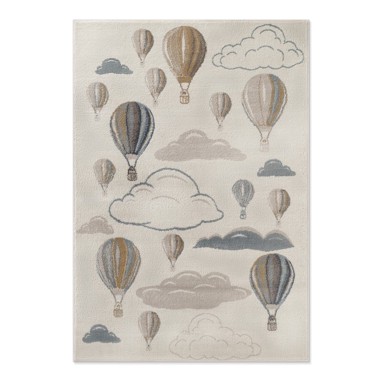 HANSE HOME Krem dječji tepih 160x235 cm Hot Air Balloon