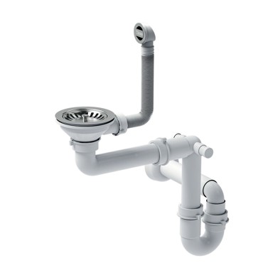 QUADRON Ručni odvod za granit sudopere s 1 posudom ČELIK