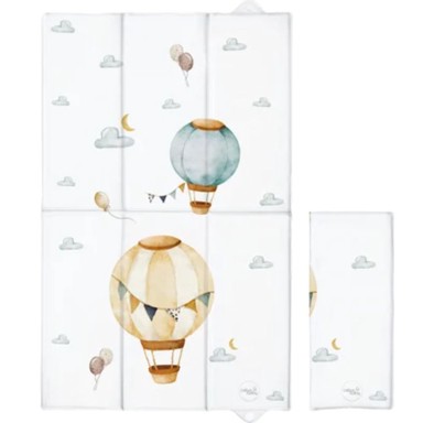 CEBA BABY Sklopiva podloga za prematanje 60x40 cm, Basic Balloons