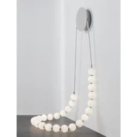 Zidna lampa Perla, LED, 56 W, 3000 K, 4734 lm, dimabilna, IP20, krom