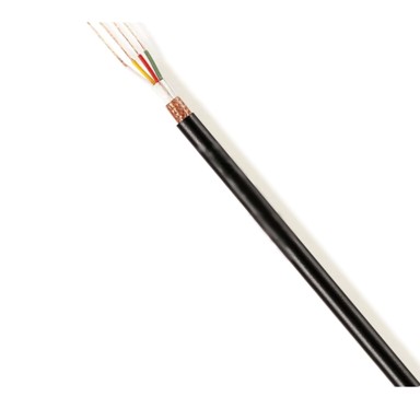 TASKER Kabel mikrofonski C257, 4x0.22 mm², 1 m, crna
